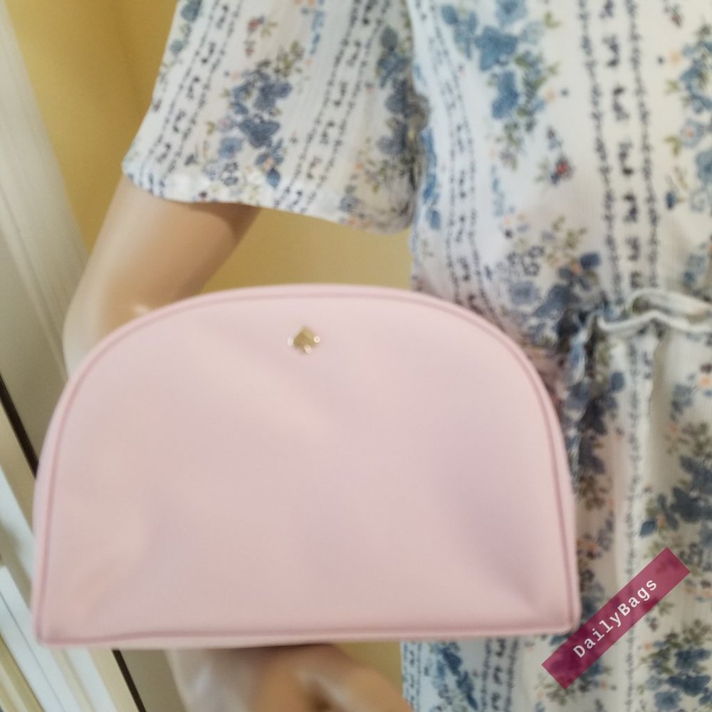 SERENDIPITY PINK MEDIUM DOME COSMETIC KATE SPADE - Picture 4 of 14